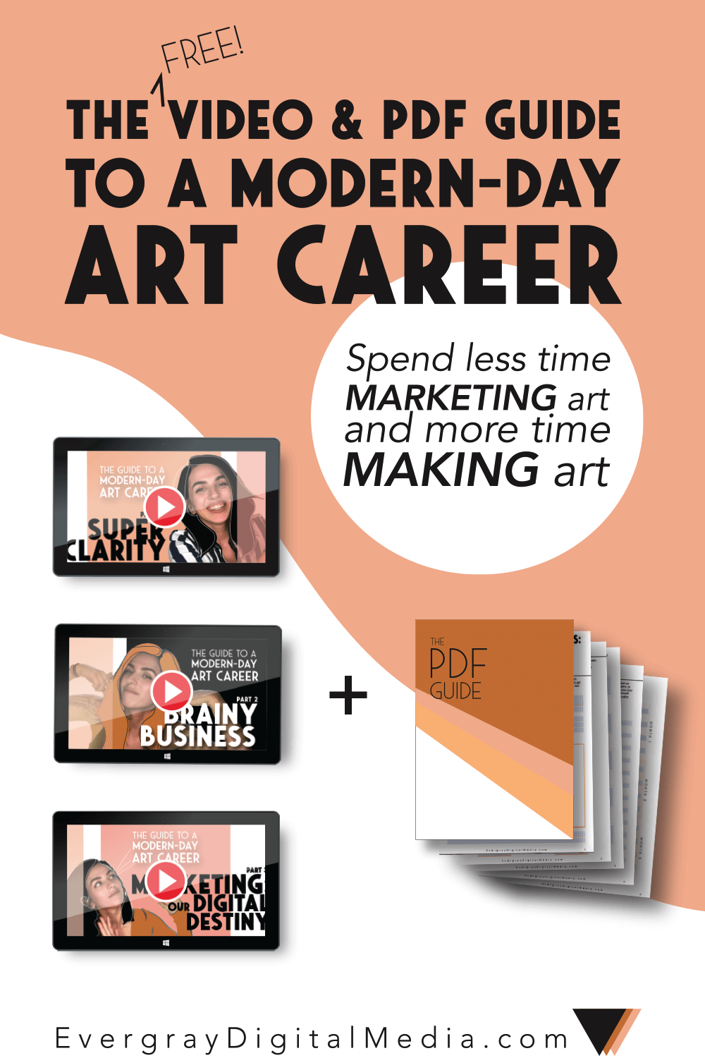 Bold Business for Artists: The Guide to a Modern-Day Art Career is a simple, free, and powerfully potent way to zero in on your business & marketing goals. It's training that includes 3 videos & a PDF download, and best of all - IT SAVES YOU TIME. Get it right here.